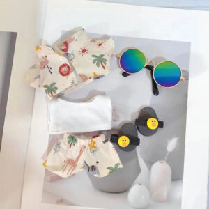 Labubu Clothes - Handmade Hawaii Beach Outfit