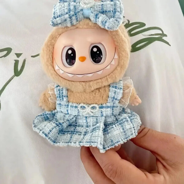 Labubu Clothes - Handmade Heart Dress Outfit with Accessories