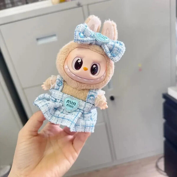 Labubu Clothes - Handmade Heart Dress Outfit with Accessories