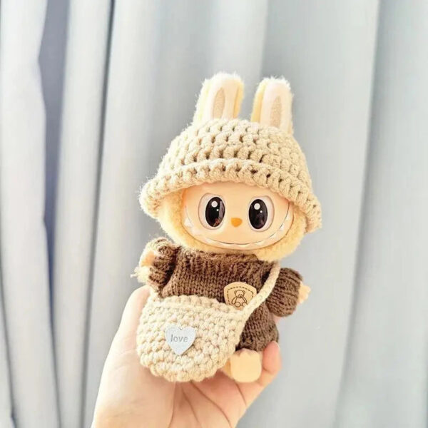 Labubu Clothes - Handmade Labubu Crochet Animal outfits