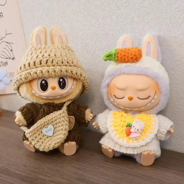 Labubu Clothes - Handmade Labubu Crochet Animal outfits