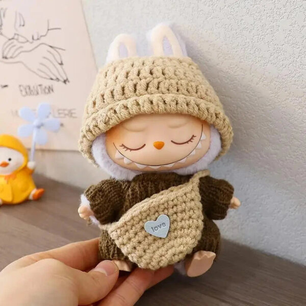 Labubu Clothes - Handmade Labubu Crochet Animal outfits
