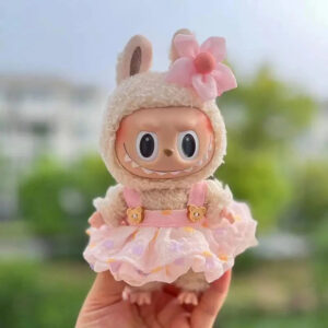 Labubu Clothes - Handmade Sakura Bear Dress Outfit